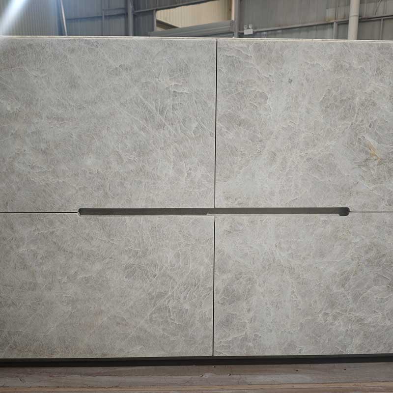 Lightweight quartzite honeycomb structure Kitchen island door and drawers