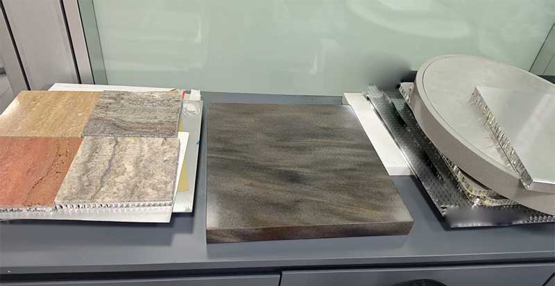 Corian solid surface honeycomb panel