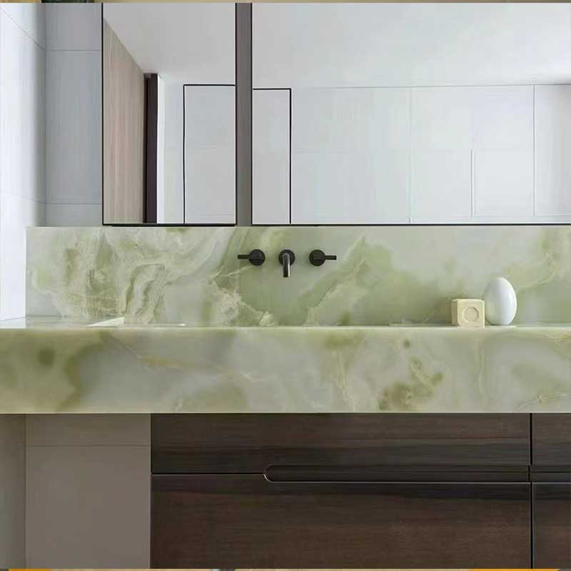 Onyx Dining Table Stone Honeycomb Table Top Countertop Design