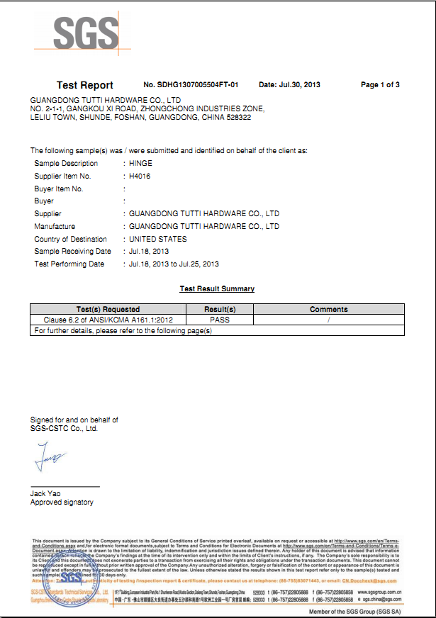 SGS Testing Report for Face Frame Hinge 1.png