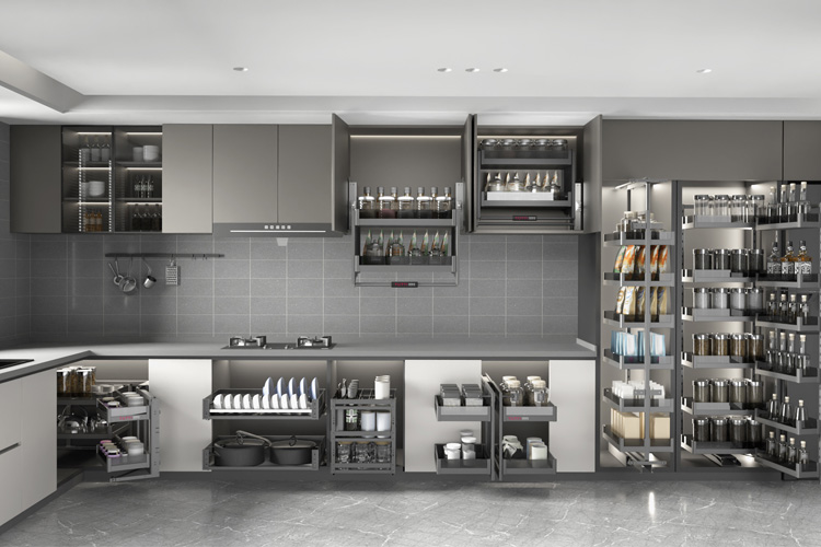سیستم ذخیره سازی آشپزخانه توتی دانا 丨 مصنوع گسترش فضای آشپزخانه