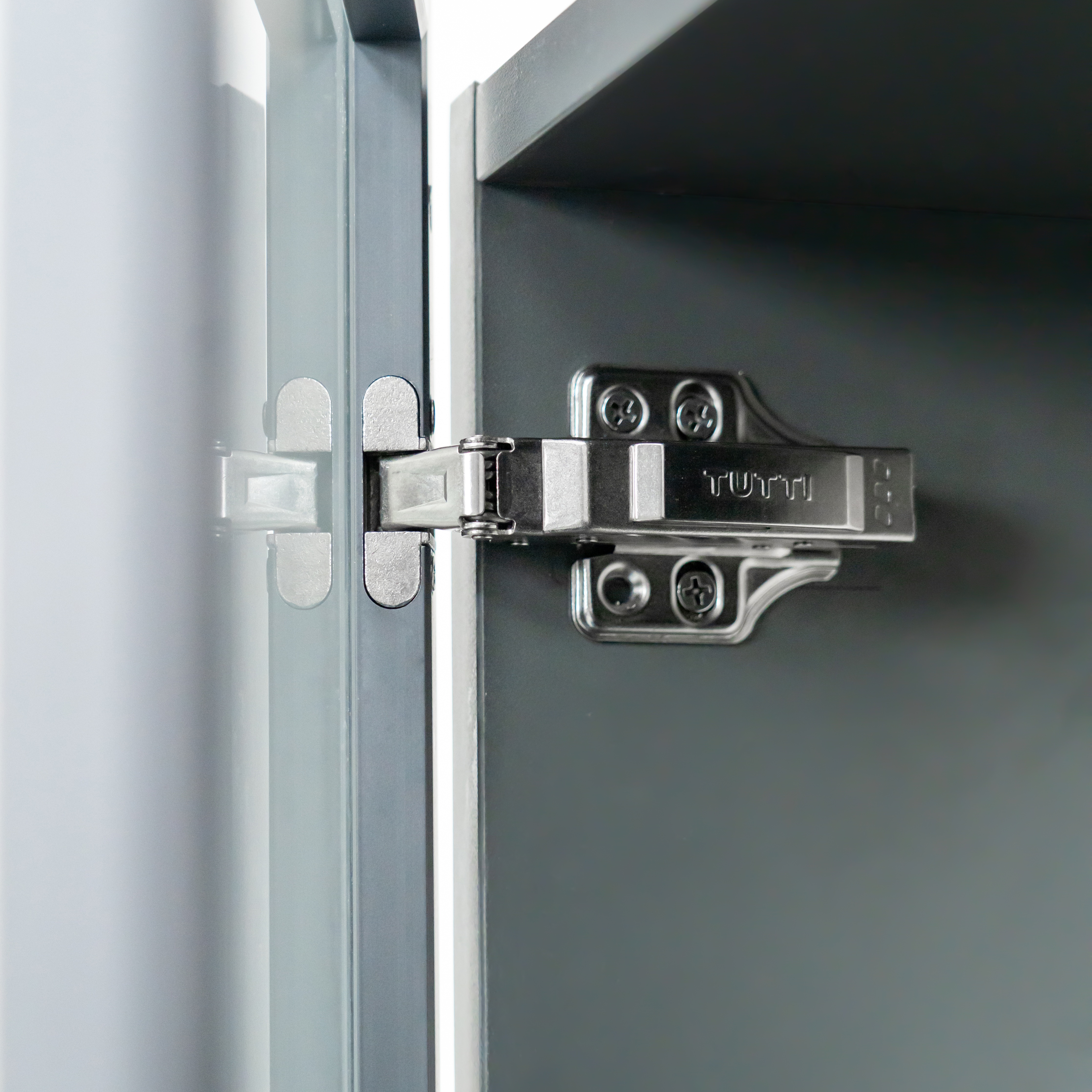 Two Way Clip On Soft Closing Aluminum Frame Hinge