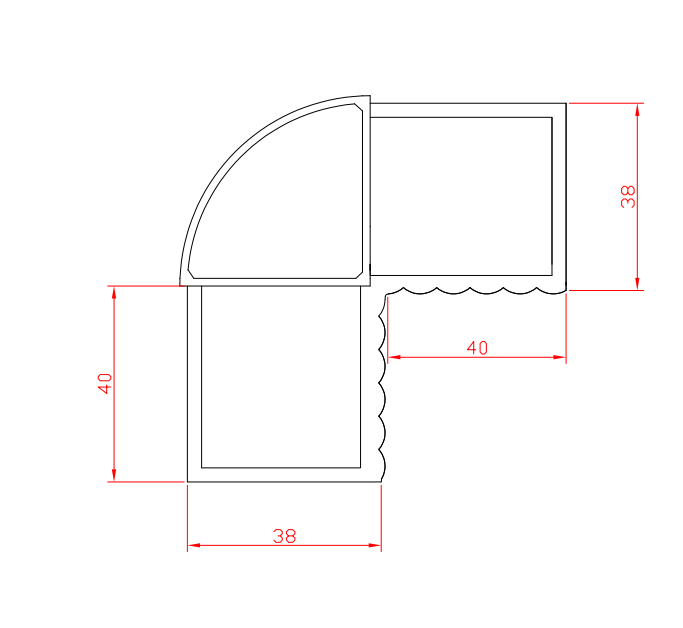 Obtuse Three Tube Corner