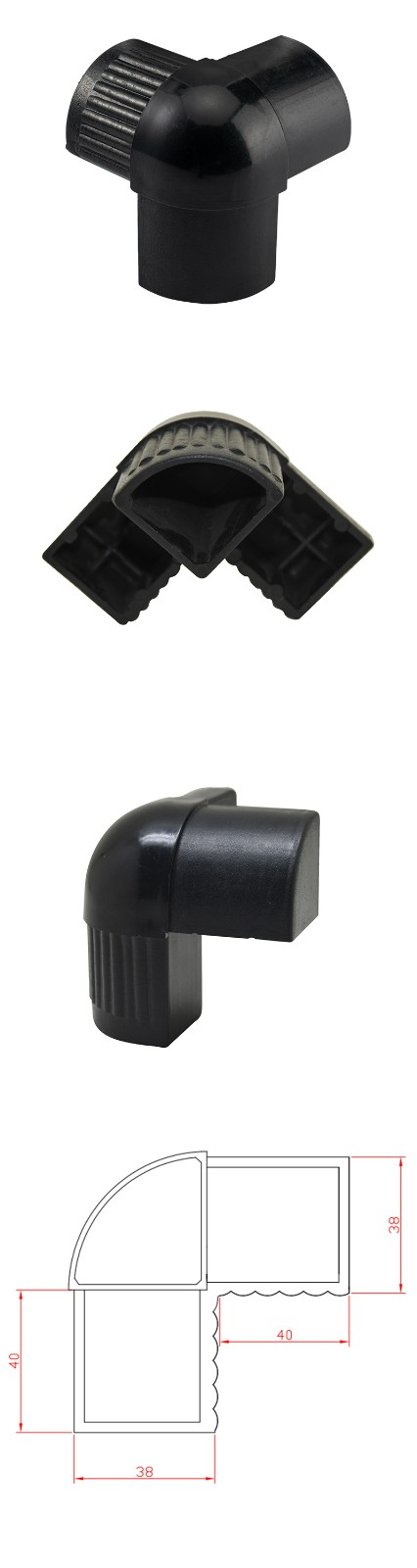 plastic corner connector