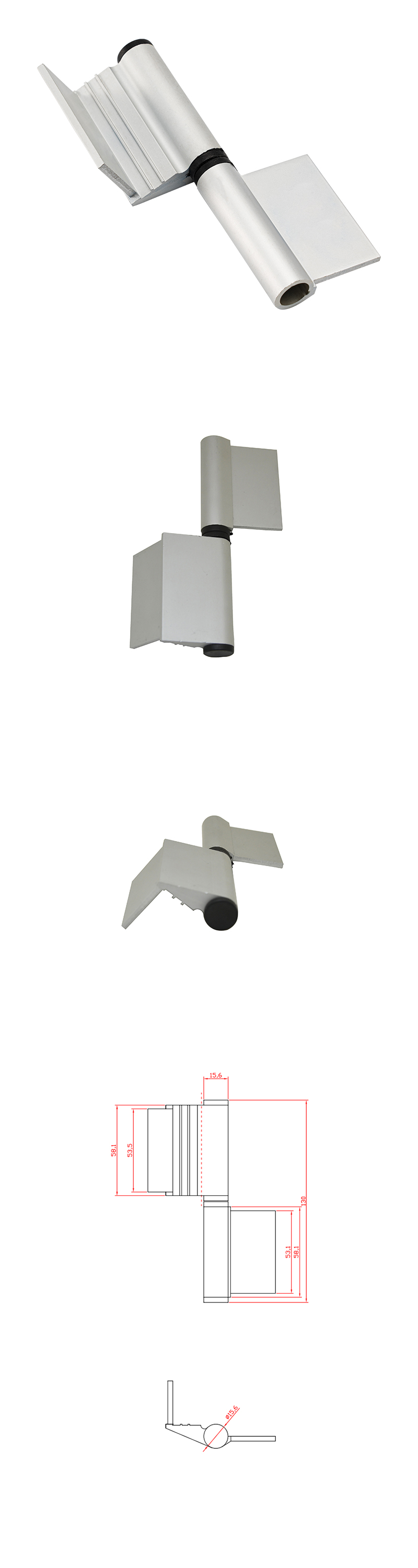 casement window hinge aluminium