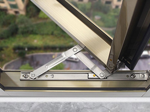 Curtain wall hinge