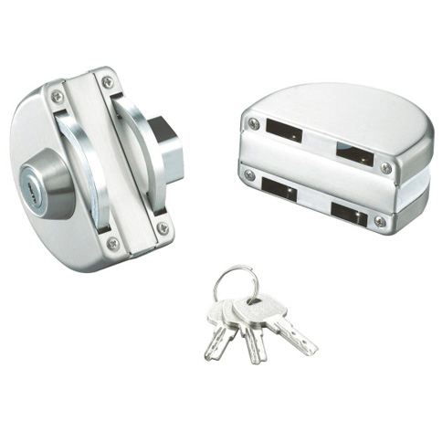 Frameless Door Center Lock