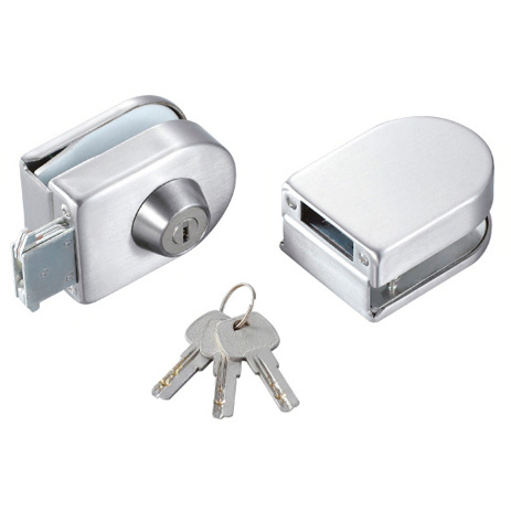 Frameless Door Center Lock