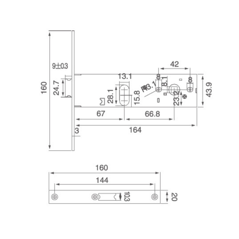 Adjustable Latch Lock