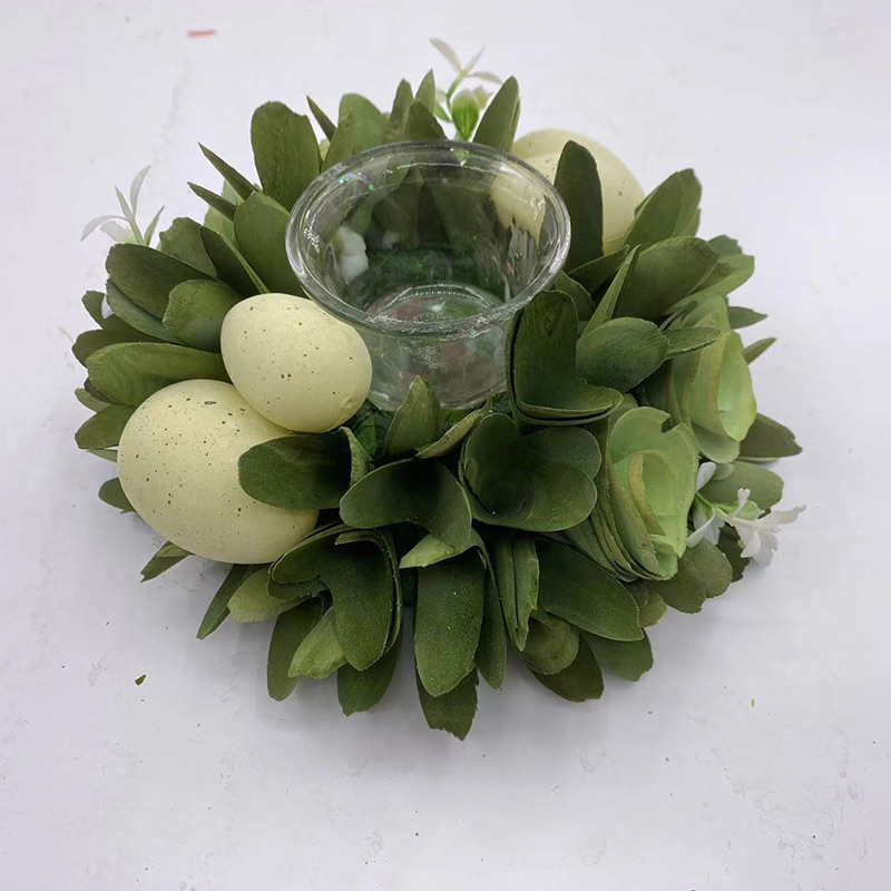 easter eggs candle holder