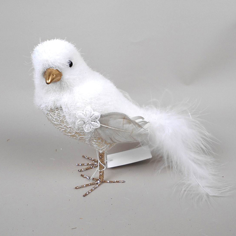 Indoor Decoration Handmade Fabric Christmas Bird