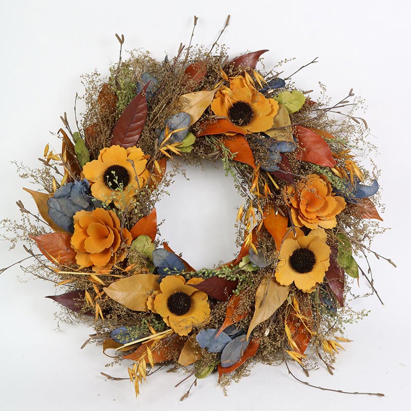 autumn handcraft wreath