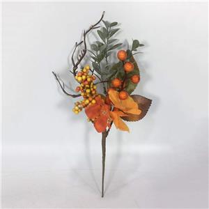 Artificial Leaves Fall Picks Berries Sprays