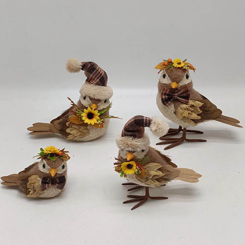 handmade decorative straw bird