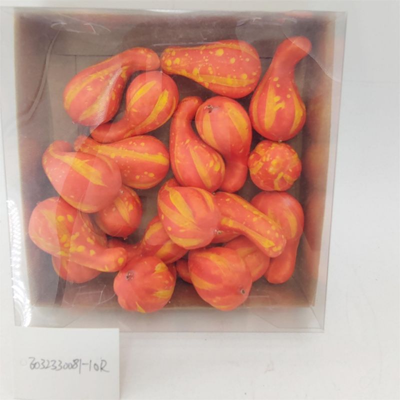 Boxed golden decorative pumpkin Boxed golden decorative pumpkin