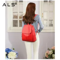 Casual Mens Leather Backpack