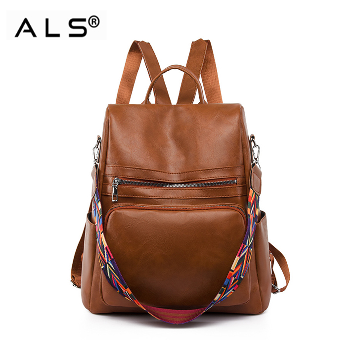 Mochila de cuero impermeable