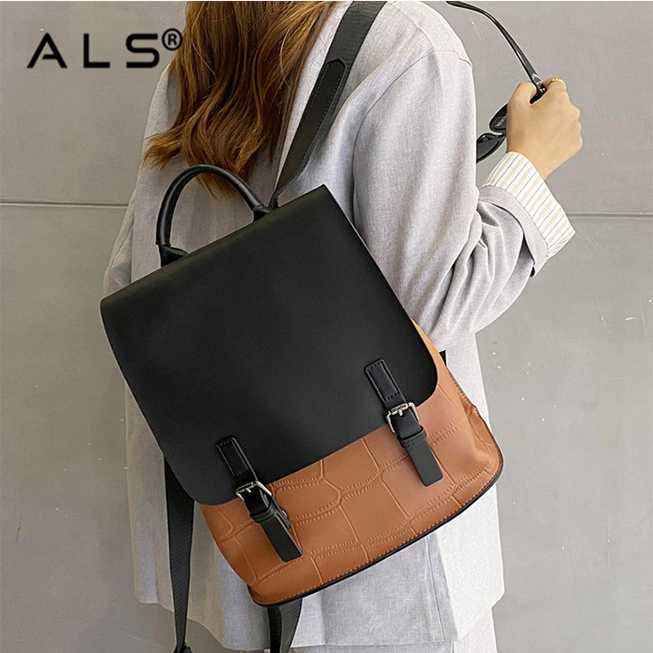 Lightweight Vintage Leather Backpack