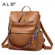 Waterproof Genuine Leather Backpack