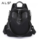 Casual Travel Leather Backpacks With Laptop Compartment