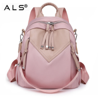 Casual Travel Leather Backpacks With Laptop Compartment