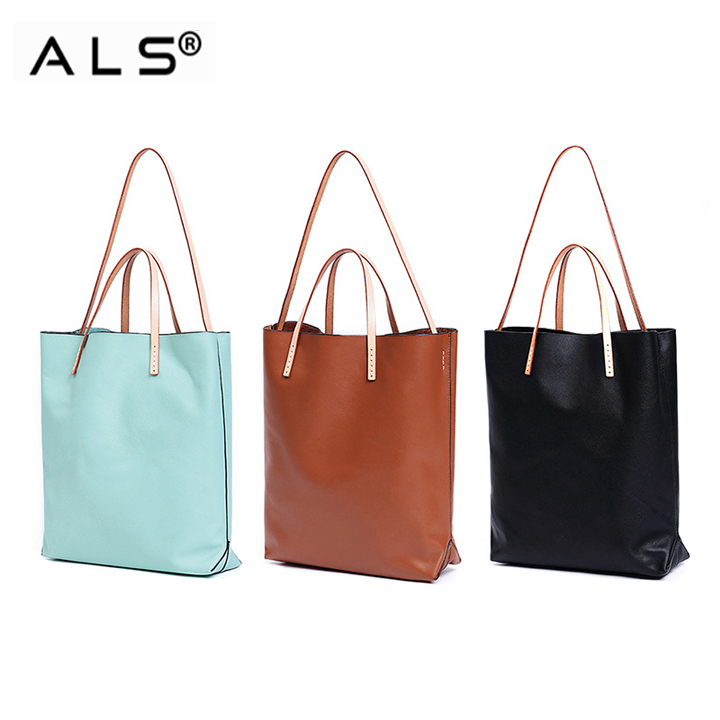 Genuine Leather Shoulder Tote Bags