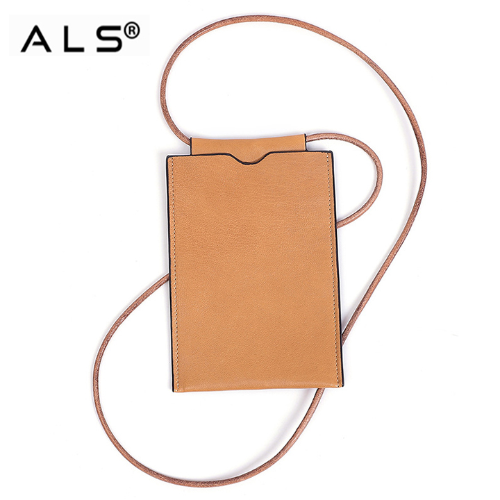 Monedero ligero de piel de vaca