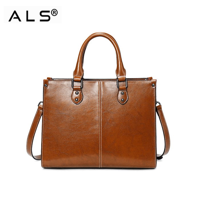 Bolsos de cuero de gran capacidad para hombres