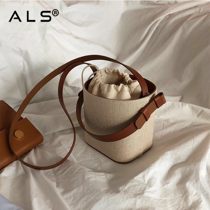 Leather Fashion Bucket Bag