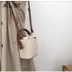 Sac seau tendance en cuir