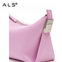 Fashion Double Genuine Leather Bucket Bags