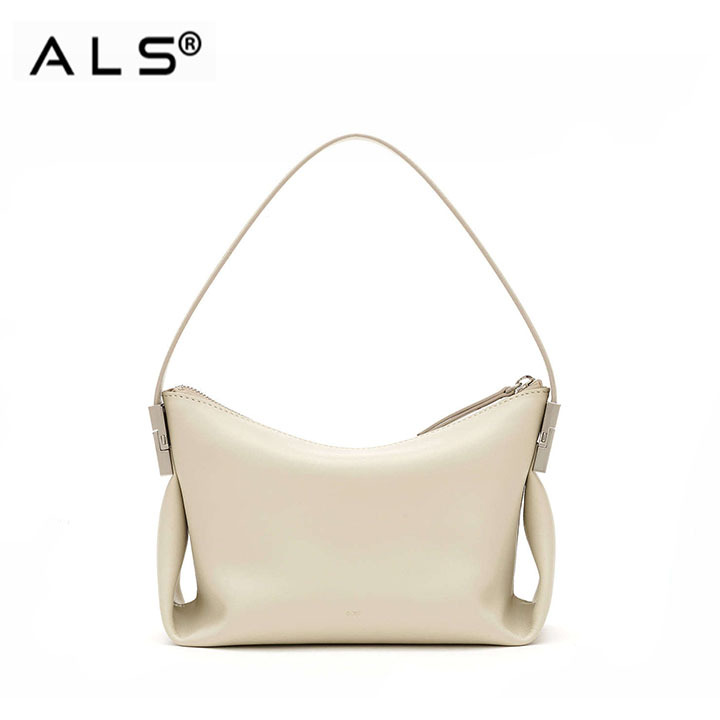 Fashion Double Genuine Leather Bucket Bags