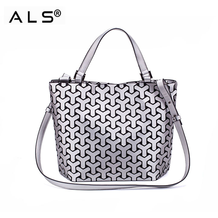 Leather Shoulder Tote Bag With Zipper