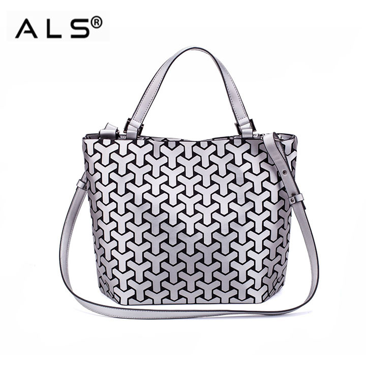 Leather Shoulder Tote Bag With Zipper