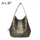 Leather Shoulder Crossbody Slouch Bag