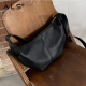 Bolso bandolera deportivo de cuero para hombre