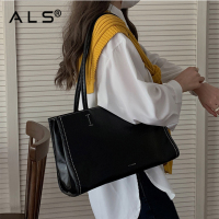 Shoulder leather tote bag for women