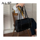 Shoulder leather tote bag for women