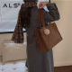 Grand sac fourre-tout en cuir pour femme