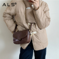 Women leather shoulder sling bag