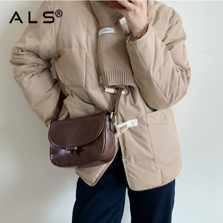 Women leather shoulder sling bag