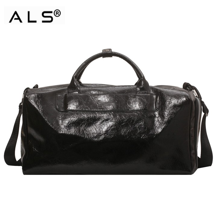 Bolsa de viaje de cuero al aire libre