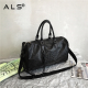 Leather Nylon Duffle Bag