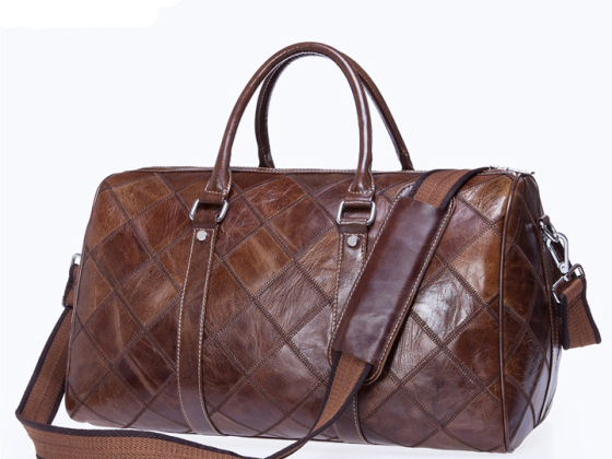 Mens Leather Duffle Bag For Work