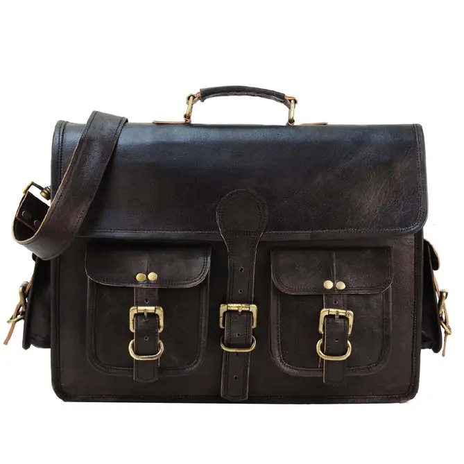 leather laptop bag