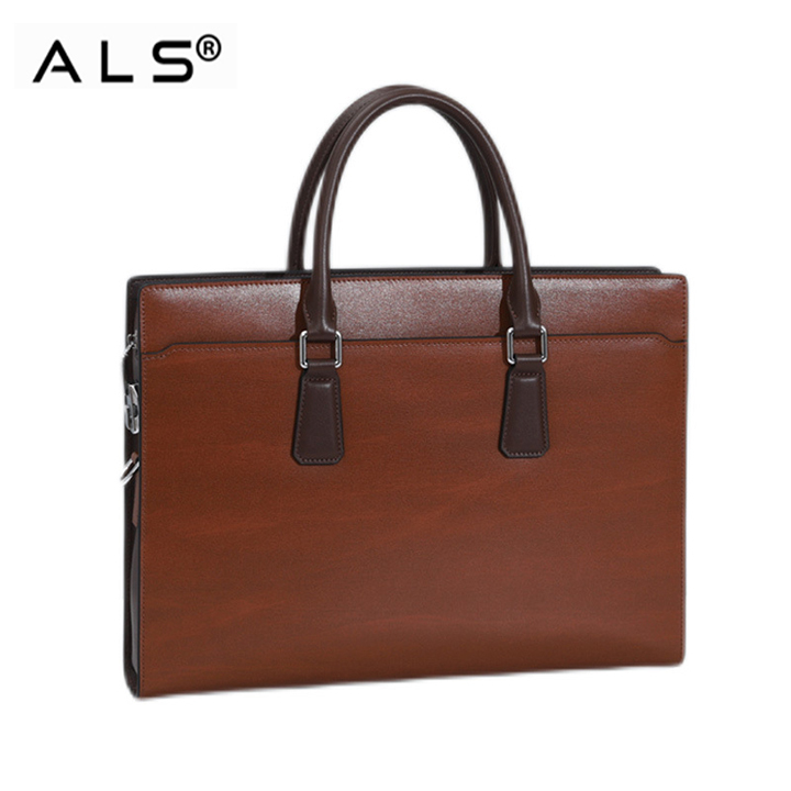Leather Travel Laptop Briefcase For Women