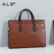 Leather Travel Laptop Briefcase For Women