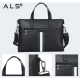 Leather Multifunction Travel Messenger Bag For Men