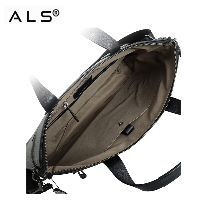 Bolso bandolera de viaje multifunción de cuero para hombre