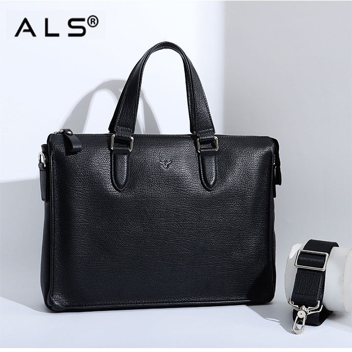 Leather Travel Messenger Bag For Men